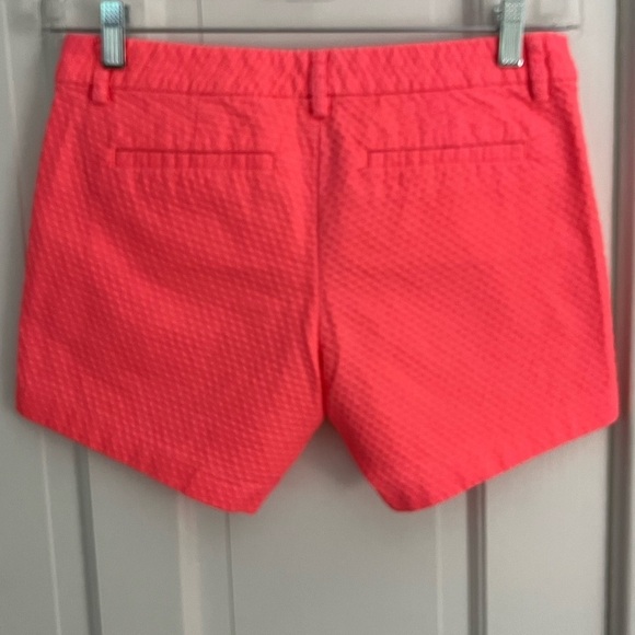 LILY PULITZER CALLAHAN JACQUARD SHORTS Coral SIZE 2 Summer Preppy Academia - Picture 6 of 12